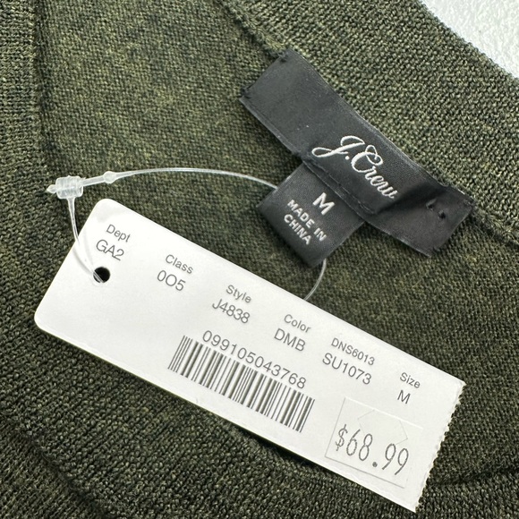 J.Crew Tippi Merino Wool Intarsia Cheetah Sweater Preppy Academia Quiet Luxury M - Picture 4 of 11